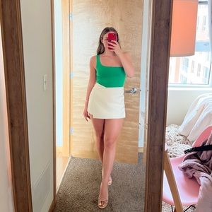 Zara White Skort